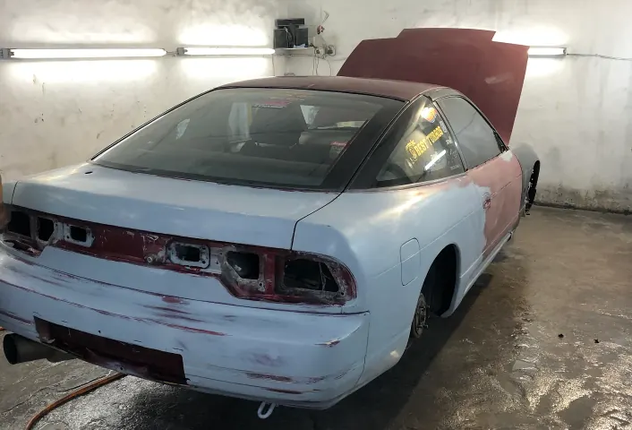 Before bodywork repair at Villa Motors